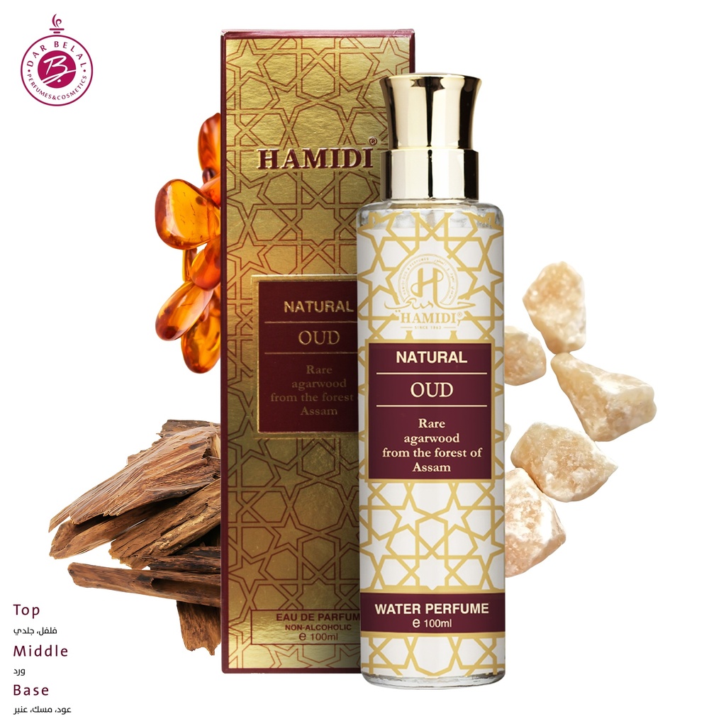 عود عطر بدون كحول  100 مل - ناتشورال كولكشن من حامدي