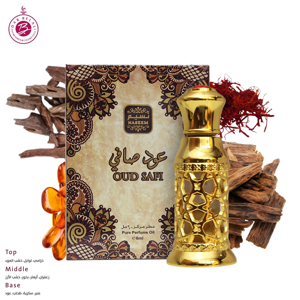 عود صافي عطر زيتي ستيك  6 مل - نيش كولكشن من نسيم