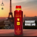 بكرات روج 540  مزيل عرق اسبراي معطر للجسم  200 مل -  من ايفل تاور
