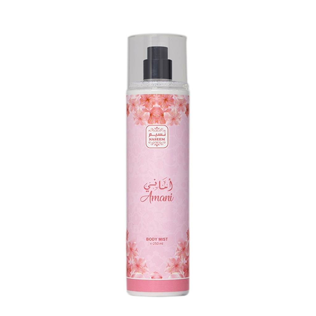Amani Non Alcoholic Body & Hair Mist  250 ML -  By Naseem