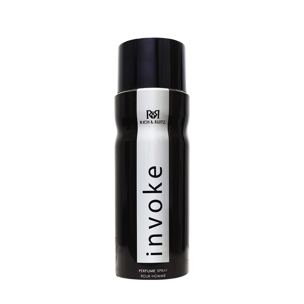Invoke Deodorant Perfumed Body Spray  200 ML -  By Rich & Ruitz