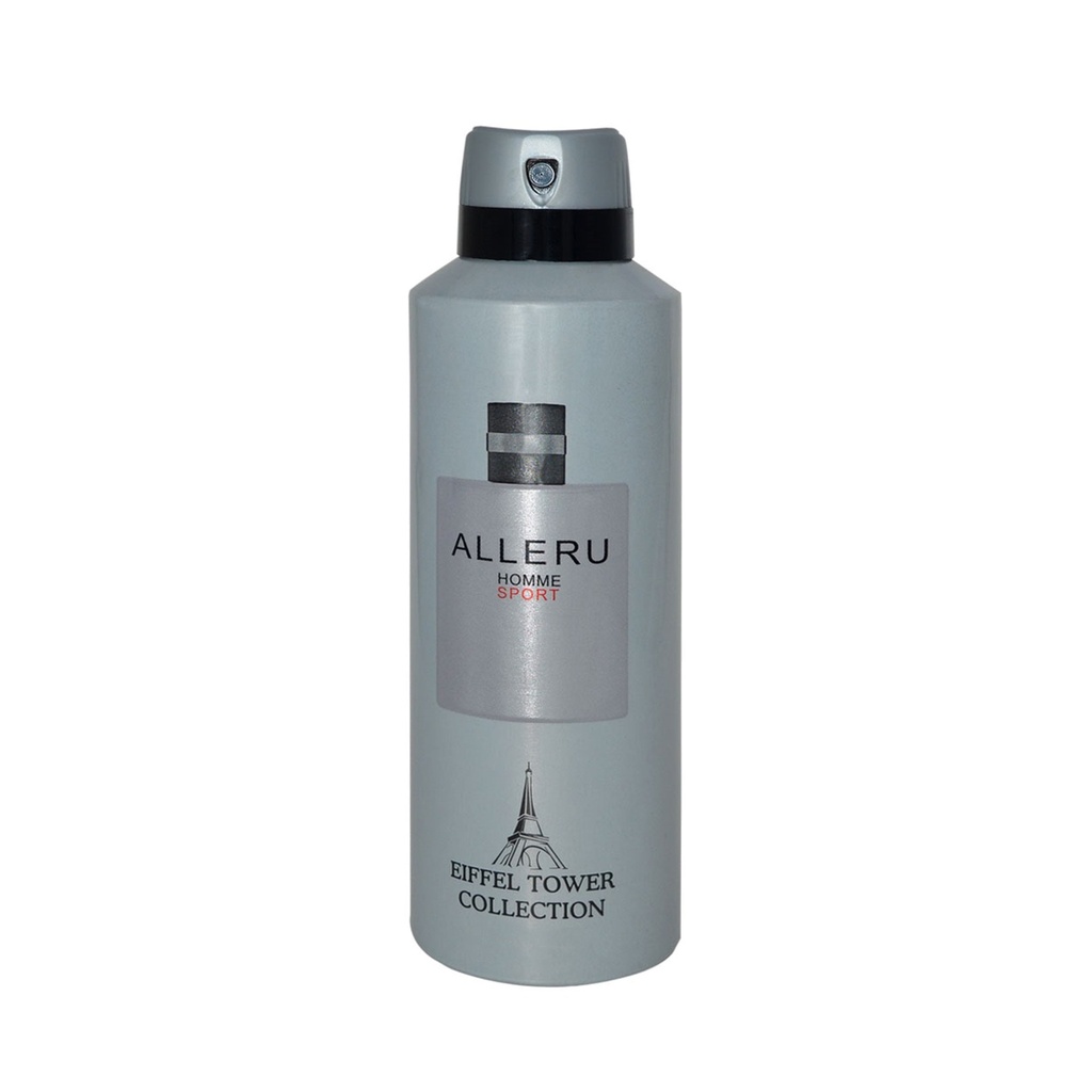 Alleru Homme Sport Deodorant Perfumed Body Spray  200 ML -  By Eiffel Tower