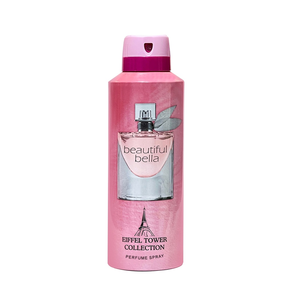 Beautiful Bella Deodorant Perfumed Body Spray  200 ML -  By Eiffel Tower