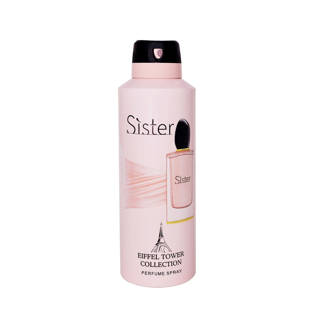 Sister Pink Deodorant Perfumed Body Spray  200 ML -  By Eiffel Tower