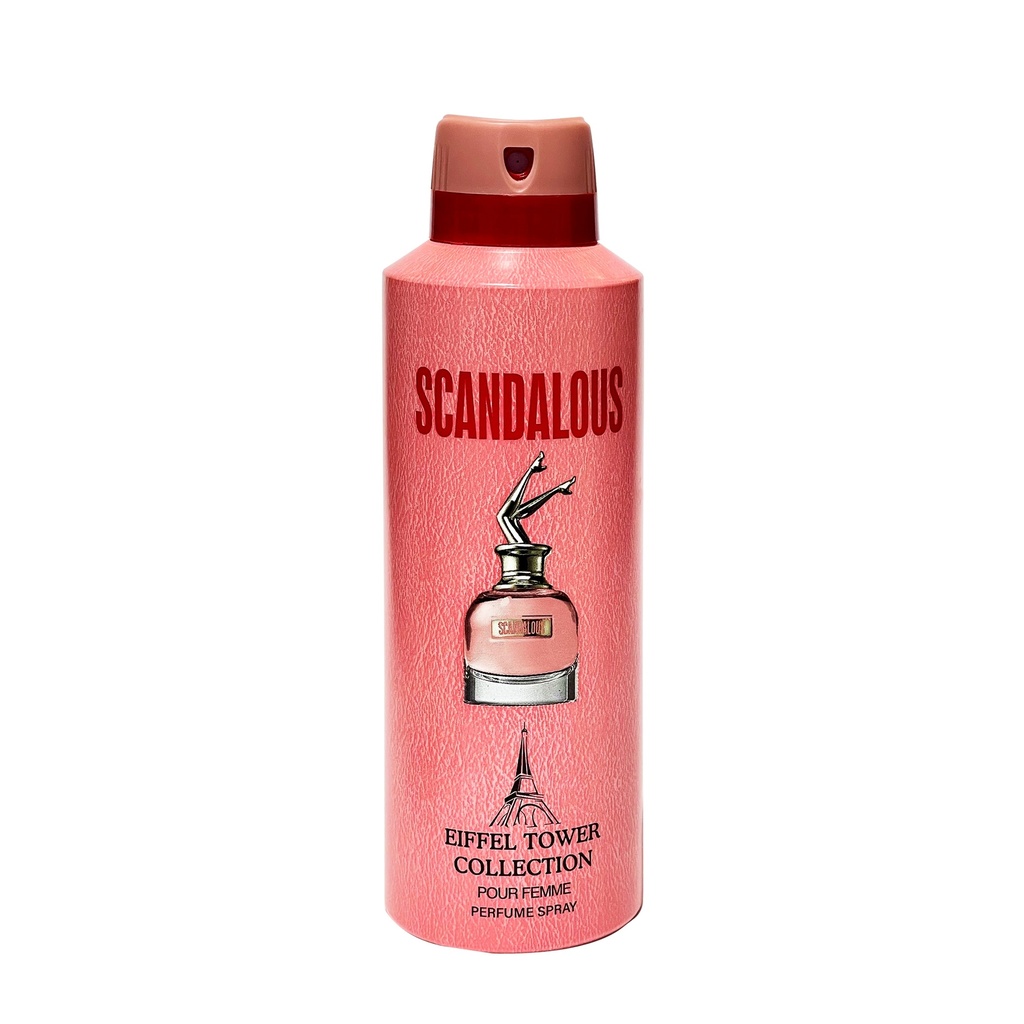  Scandalous Women Deodorant Perfumed Body Spray  200 ML -  By Eiffel Tower