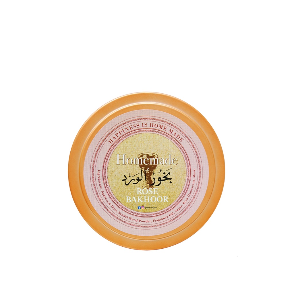 Rose Non Alcoholic Bakhoor Home made  100 GM -  By Hamidi