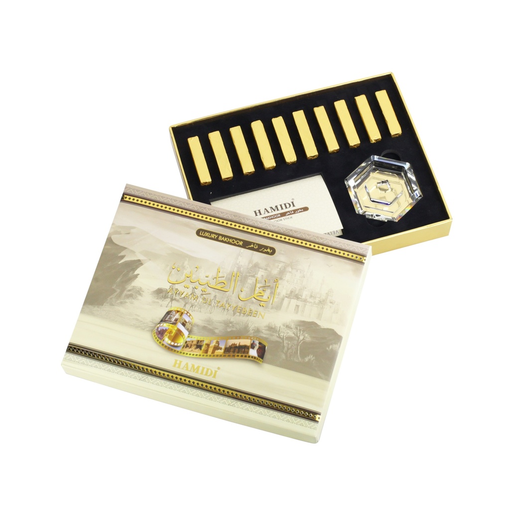 Ayam Al Taybeen Non Alcoholic Bakhoor Sticks  10 PCS - Luxury Collection By Hamidi