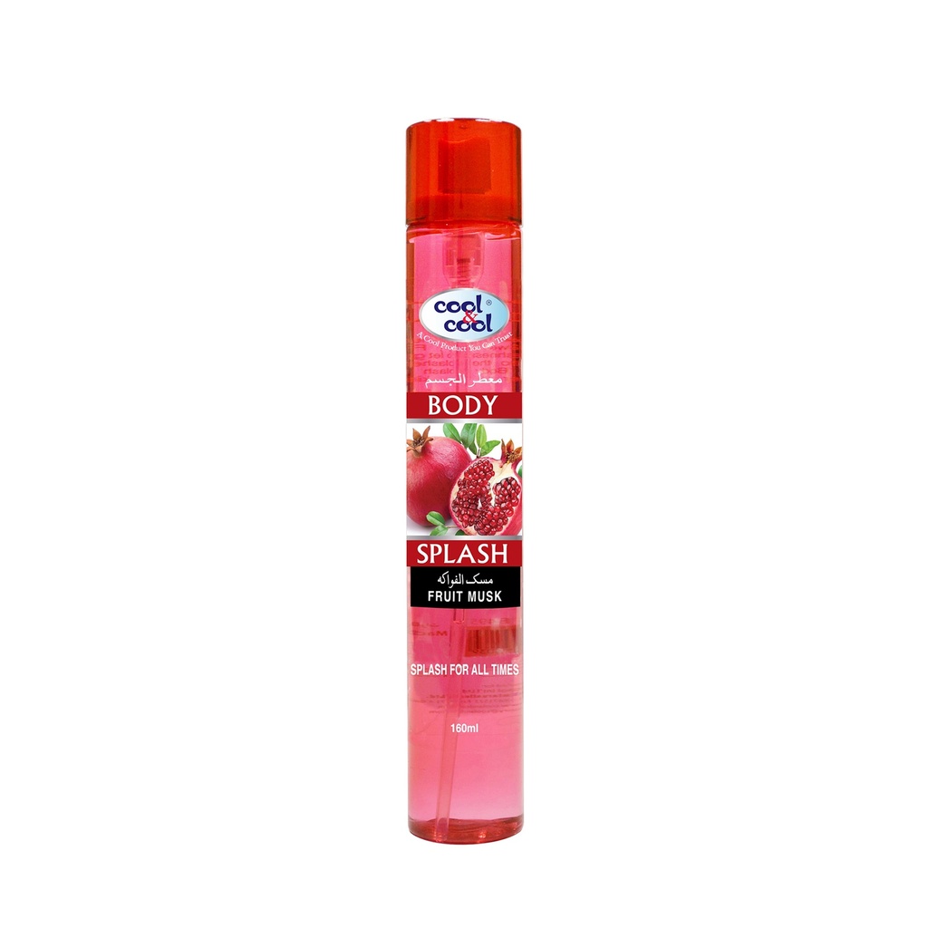 Fruit Musk Body Mist With vitamin B5 & Glycerin 160 ML - Fruits Collection By Cool&Cool