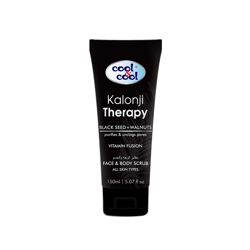 Kalonji Therapy With Black Seed & Walnuts Face & Body Scrub  150 ML -  By Cool&Cool