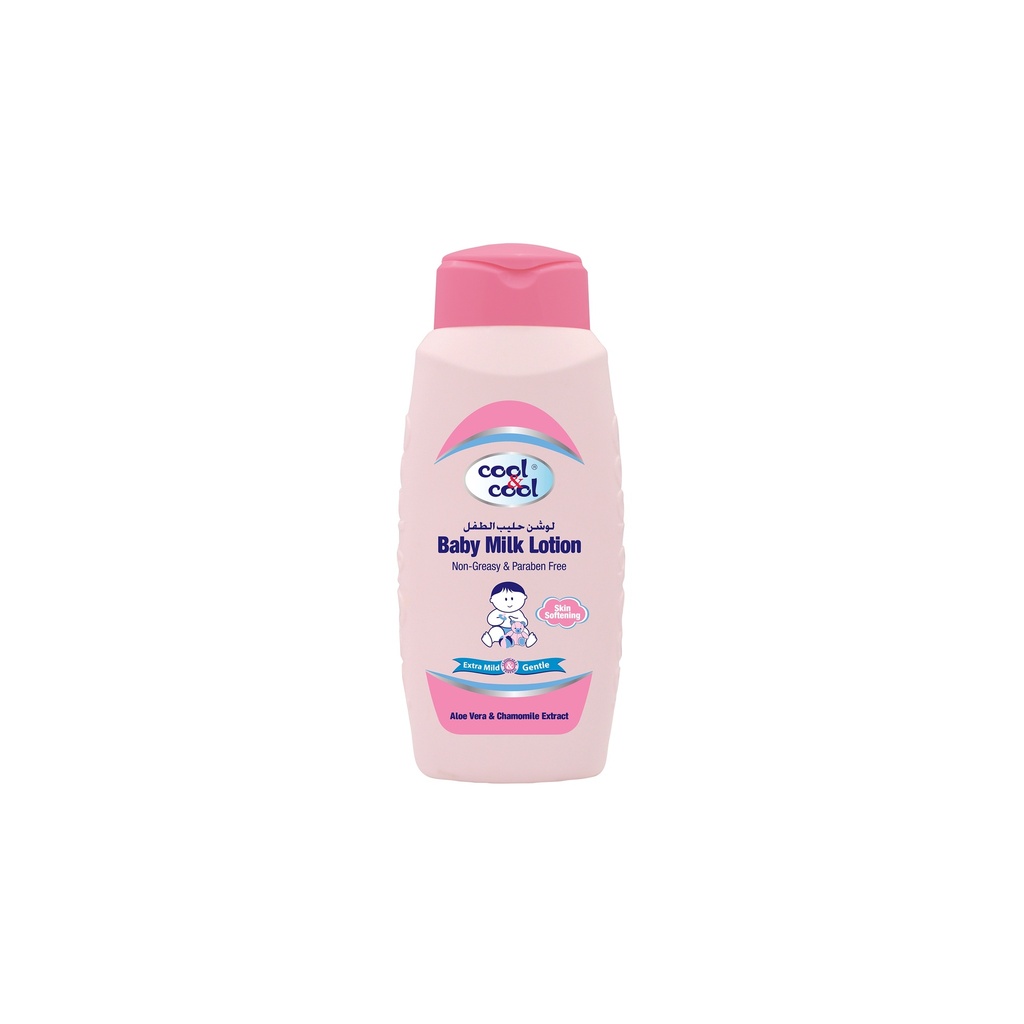 With Aleo Vera & Chamomile Baby Milk Lotion  100 ML -  By Cool&Cool