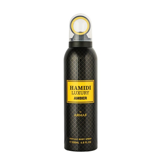 Amber Non Alcoholic Deodrant Perfumed Body Spray  200 ML - Luxury Collection By Hamidi