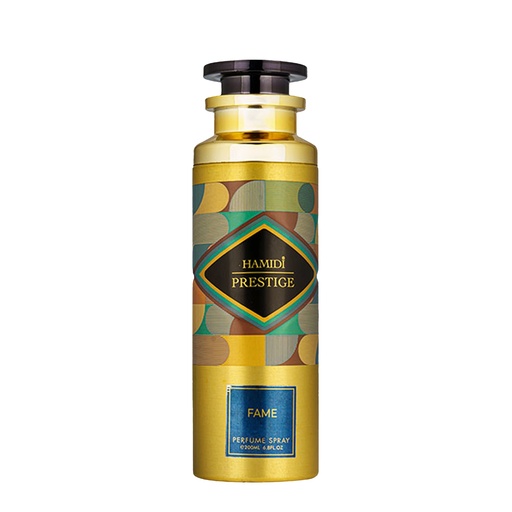 Fame Non Alcoholic Deodrant Perfumed Body Spray  200 ML - Prestige Collection By Hamidi