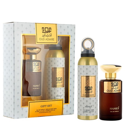 Oud Admire Non Alcoholic Gift Set  2 PCS - Octets Collection By Hamidi