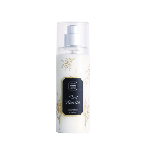Oud Vanille Non Alcoholic Body & Hair Mist  100 ML -  By Naseem