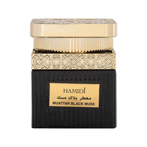[HAM36102126] Black Musk Non Alcoholic Bakhoor Muattar  50 GM - Natural Collection By Hamidi