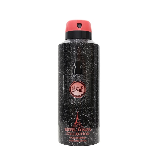 Black Opmiu Deodorant Perfumed Body Spray  200 ML -  By Eiffel Tower