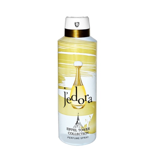 Jedora Deodorant Perfumed Body Spray  200 ML -  By Eiffel Tower