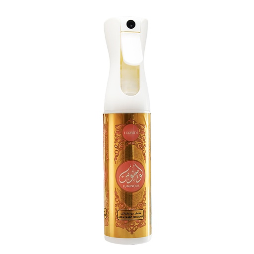 Luminous Non Alcoholic Home Freshener  320 ML - Mechanism Collection By Hamidi
