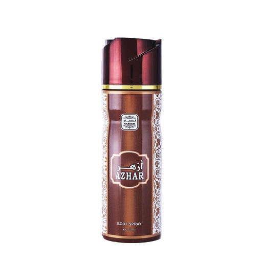 Azhar Non Alcoholic Perfumed Body & Hair Spray  200 ML -  By Naseem