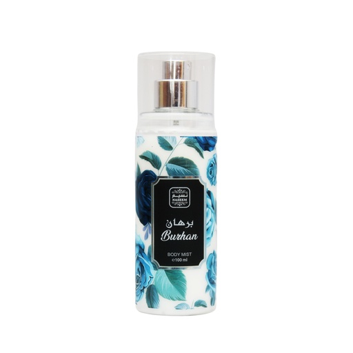 Burhan Non Alcoholic Body & Hair Mist  100 ML -  By Naseem