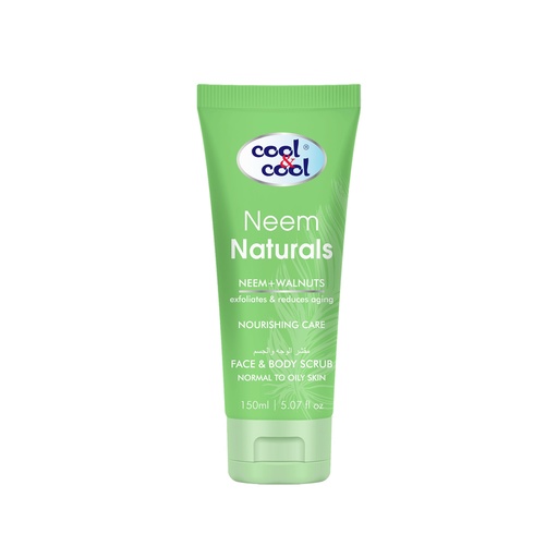 Neem Naturals With Neem & Walnuts Face & Body Scrub  150 ML -  By Cool&Cool