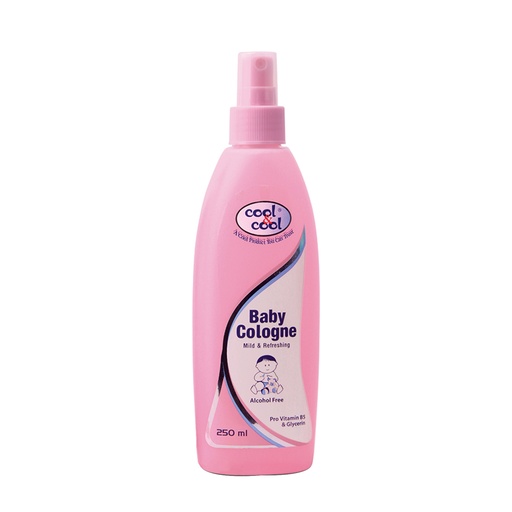 Pink Baby Cologne With Vitamin B5 & Glycerin 250 ML -  By Cool&Cool