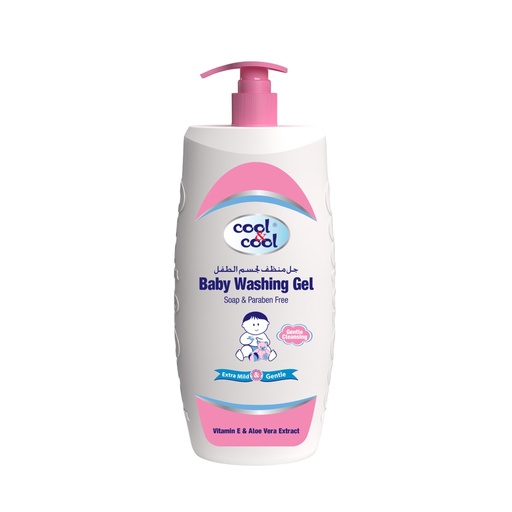 With Vitamine E & Aleo Vera Baby Washing Gel  750 ML -  By Cool&Cool