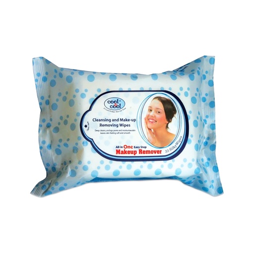  Makeup Remover Wipes  33 Pcs -  By Cool&Cool
